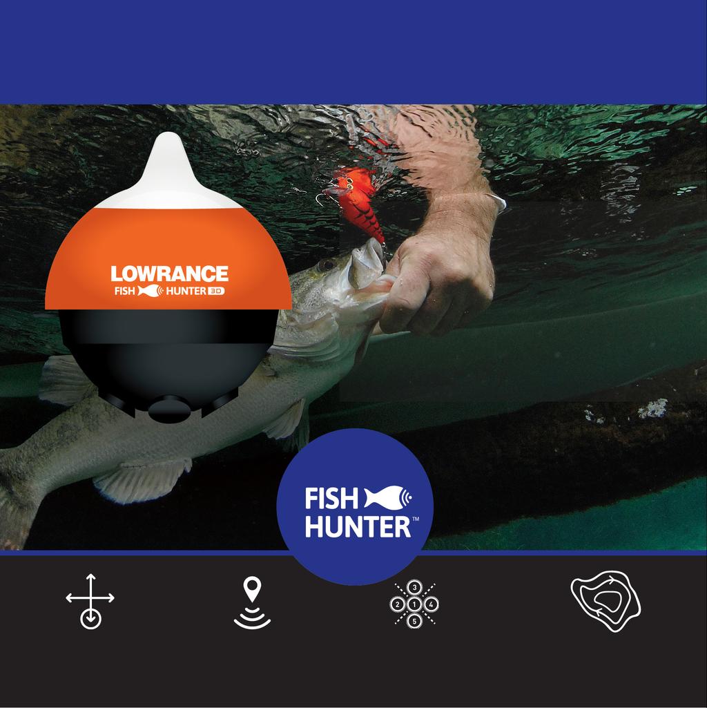 WITAMY PRZEWODNIK PO URZĄDZENIU FISHHUNTER 3D NAJSILNIEJSZA, PRZENOŚNA ECHOSONDA 5 przetworników, trzy częstotliwości to przenośna, bezprzewodowa echosonda, która wykrywa ryby