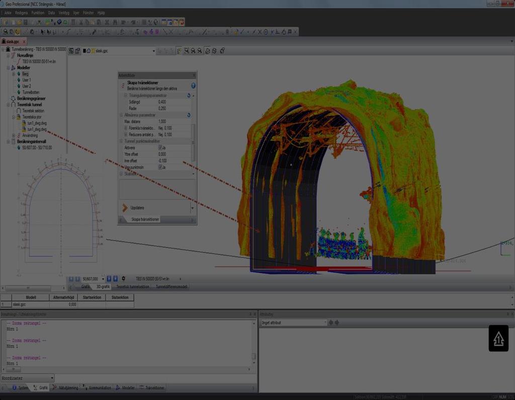 Moduł Przekrojów Tunelowych TBS Narzędzie do modelowania 3D tuneli metodą przekrojów standardowych.