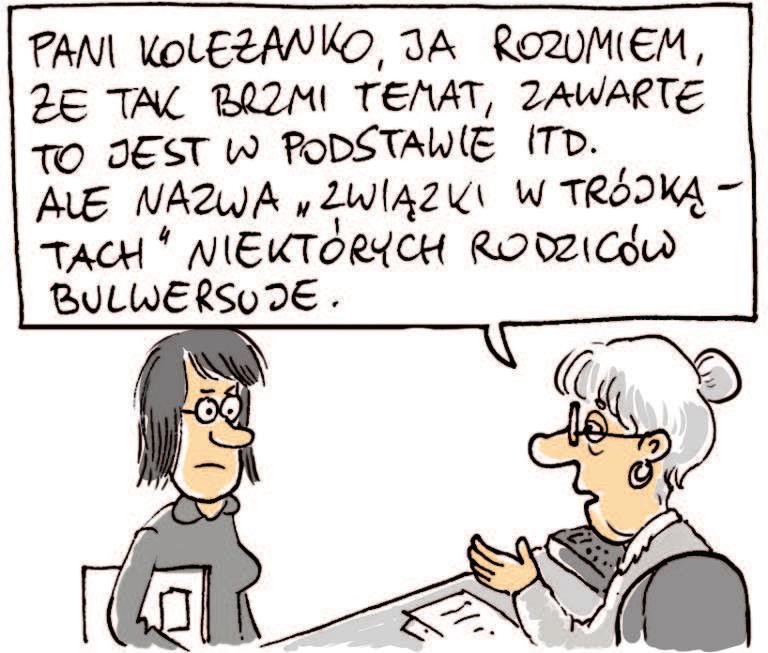 E D U K A C J A 19 WŁASNOŚCI EKIERKI Lidia Pawlusińska W trzeciej klasie gimnazjum omawiam związki miarowe w trójkątach o kątach 30, 60, 90 oraz 45, 45, 90.