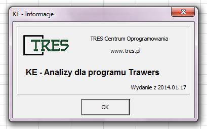 1. Dodatku KE 4/46 1. Dodatku KE Dodatek KE zawiera zestaw funkcji umożliwiających przetwarzanie danych pakietu Trawers w programie MS Excel od wersji 2000 (także w Excel 2013 64 bit).