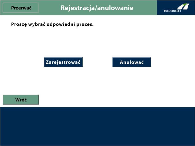 W tym celu należy dotknąć na ekranie dotykowym symbol flagi odpowiedniego kraju.