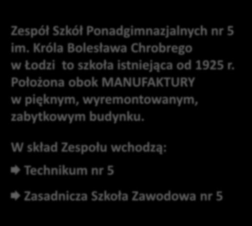 Łodzi Zespół Szkół