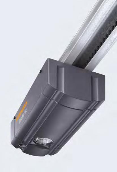 ProMatic Dobra jakość niska cena LAT gwarancji Standardowo z 4-kanałowym nadajnikiem HSE 4 BS Regulowana wysokość otwarcia umożliwiająca wentylację garażu Automatyczne ryglowanie bramy Oświetlenie