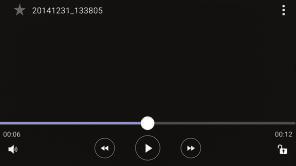 Video options 1 Tap > >. 2 Select the video you want to watch. Tap to pause/resume video playback. Tap to fast-forward 10 seconds. Tap to rewind 10 seconds. Tap to adjust video volume.