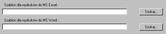 RCAD Żelbet wersja 7.1 - Podręcznik użytkownika strona: 199 W powyższym oknie dialogowym wybrane mogą zostać szablony dla wydruków tabel do dwóch programów: - MS Word : pliki o formacie *.