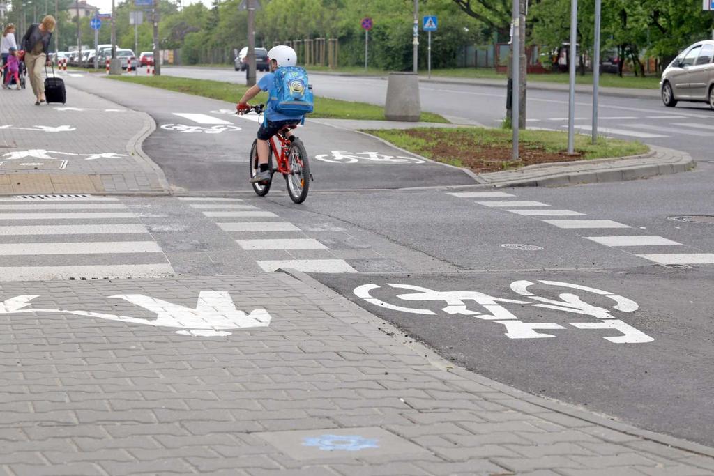 Ścieżka rowerowa Olbrachta na odcinku od ul. Olbrachta od A. Rozpylacza do zjazdu na posesję ul.