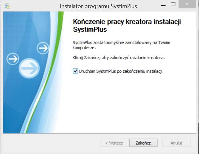 Ostatnim krokiem procesu instalacji jest potwierdzenie jej zakończenia