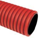 20 RURY ELEKTROINSTALACYJNE KOPODUR - rigid doublecoat corrugated pipe HDPE magazynowanie: -45- +60 C A1 450 N/20 cm instalacja: -5 - +60 C IP40 Bezhalogenowa sztywna dwuścienna karbowana rura