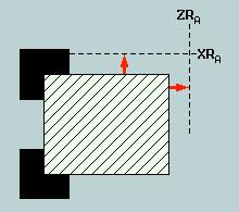 5 Przykład 1: Wałek stopniowany Płaszczyznę ruchu powrotnego można przełączać między opcjami prosta, rozszerzona oraz wszystkie: prosta W