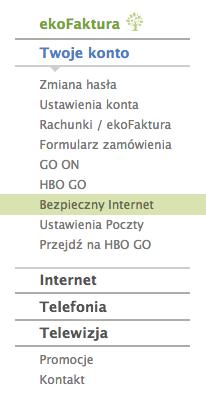 Instalacja programu Bezpieczny Internet TOYA Logujemy się w Portalu Abonenta: Klikamy w ikonkę eboa: