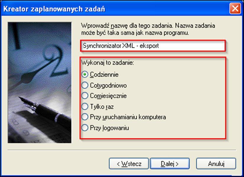Program Synchronizator XML domyślnie instaluje się w katalogu: C:\Program