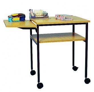 Konstrukcja stołu: rura kwadratowa 20x20 mm Boczny blat podnoszony. Stół wyposażony w kółka - Stolik pomocniczy OS7 (nr kar. 29) 327,30 zł.