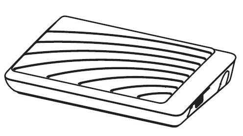 Montaż routera Wi-Fi IDU-200 Router Wi-Fi nie wymaga specjalnego montażu. Można go postawić na biurku, półce, czy też parapecie wewnętrznym.