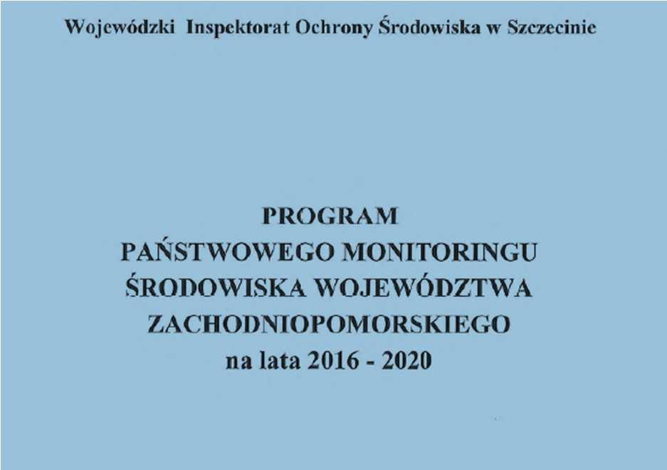 organizacja monitoringu JCWP jeziornych wojewódzkie inspektoraty ochrony środowiska prowadzą monitoring