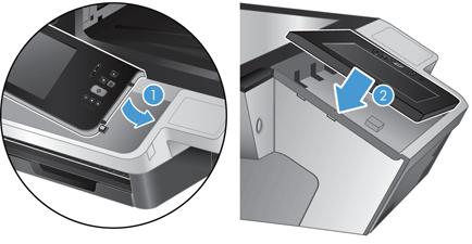 8. Odwróć panel przedni w taki sposób, aby ekran dotykowy był skierowany w górę.