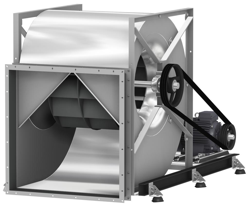 Motor connection When fan and motor are mounted on slides, the motor has to be electrical connected by a flexible cable with strain relief.