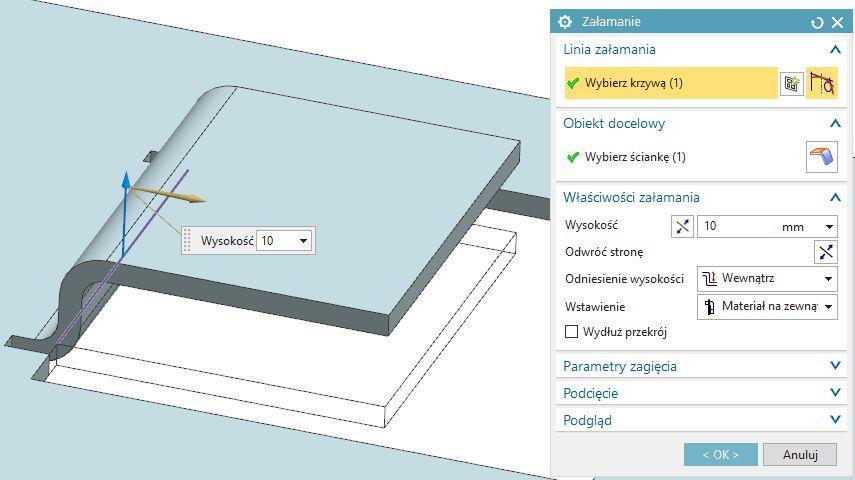 modyfikować bez konieczności ponownego odtwarzania geometrii detalu.