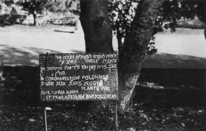 Pamięci Yad Vashem, 28 października 1963 r. Archiwum Władysława Bartoszewskiego.