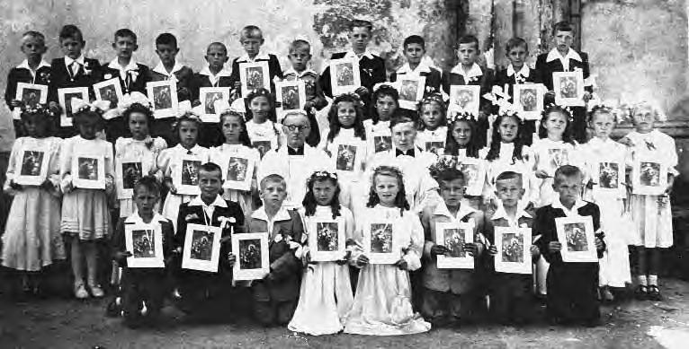 karta nr 34 Polacy ratujący Żydów w latach II wojny światowej Między dziećmi, które przystąpiły do I Komunii Św.