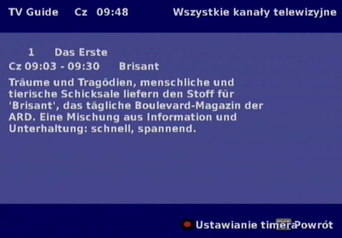 OBSŁUGA Należy zwracać uwagę na pasek w dolnej części komunikatu ekranowego! Zawiera on wskazówki na temat dalszych czynności obsługowych.