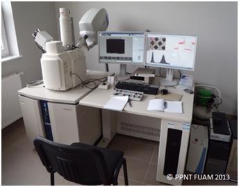 Skaningowy mikroskop elektronowy Model SU3500 2.3. Opracowanie wyników (raport) Omówić i zinterpretować obraz otrzymany na zdjęciach SEM dla badanych próbek.