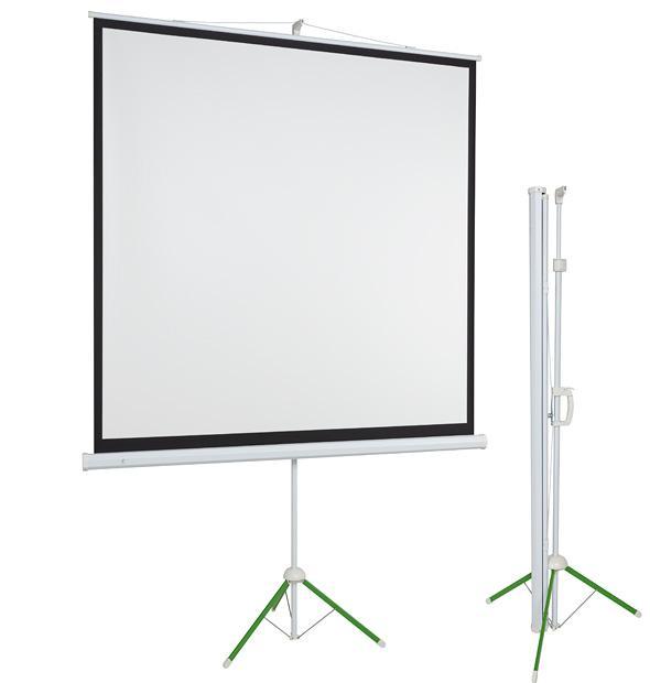 Ekrany ECO mobile : Ceny z VAT Ekran projekcyjny o białej matowej powierzchni Matt White, z czarnym obramowaniem wokół ekranu (dla zwiększenia kontrastu oglądanego obrazu).