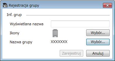 (Grupę ndrzędną nleży utworzyć przed dodniem do niej grup). c Kliknij Zrejestruj.