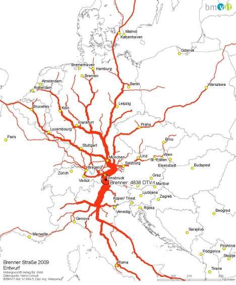 Przełęcz Brennerska Transalpejski węzeł komunikacyjny