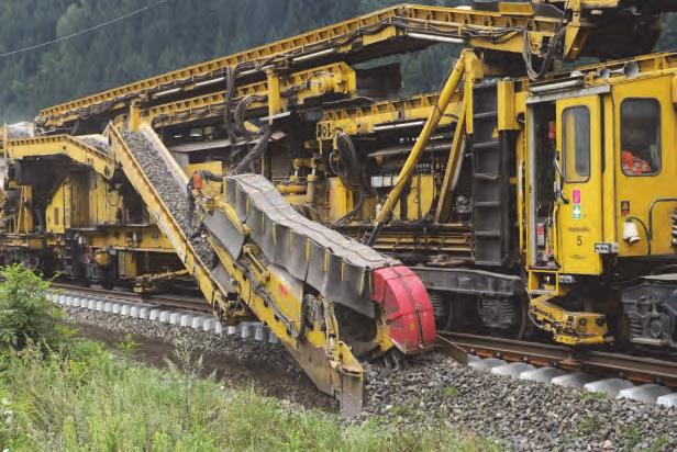 FRM800). Szerokość wybierania podsypki może być regulowana w zakresie 600 1250 mm.