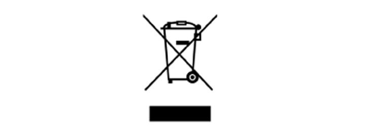 Waste Electronics and Electrical Equipment (WEEE) This product is labelled with this symbol in accordance with European Directive 2002/96/ EG to indicate that it must not be disposed of with your