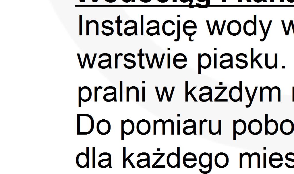 Tynki i wykładziny Kanalizację sanitarną wykonać z