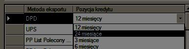 4 Wybór wielu metod eksportu W przypadku gdy jedna fraza została przypisana do kilu metod (jak na rysunku powyżej) to