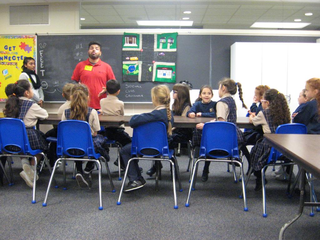 engaging in-class presentations to promote safe biking and walking.