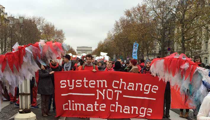 > Polityka zmiany klimatycznej Herbert Docena, Uniwersytet Kalifornijski, Berkeley, USA, członek Komitetu Badań ISA nad Ruchami Pracowniczymi (RC44) 4 Protesty na ulicach Paryża podczas Szczytu