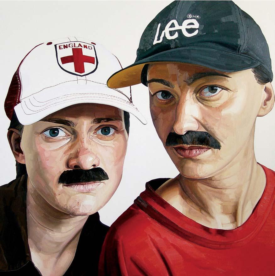 1. Wojciech Kubiak, Lidia Krawczyk, I. i L., z cyklu Genderqueer, 2007, olej, p³ótno, 195 x 195 cm 2. Agata Biskup, I co ja teraz zrobiê!