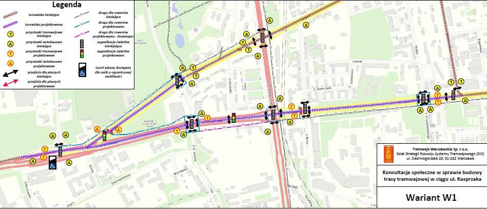 Raport z konsultacji społecznych w sprawie budowy trasy tramwajowej w ciągu ul. Kasprzaka 11 Rys. 2.