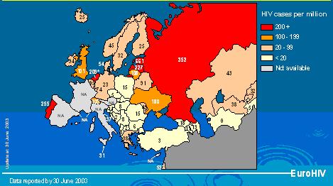 miejsce w krajach Europy Wschodniej.