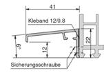 samoprzylepna Aluminiowe okapniki ramy, samoprzylepne, zastosowanie uniwersalne, folia zabezpieczająca, spadek 5 Numer Kolor Wymiary (mm)