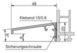 Wymiary (mm) Opakowanie /m WSA4842-2SK/EV1* EV1 5000 x 43 x 25,0 50 WSA4842-1/EV1* EV1 50 *na