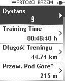 segmentów STRAVA zostały uprzednio wczytane do urządzenia ROX GPS 7.0.