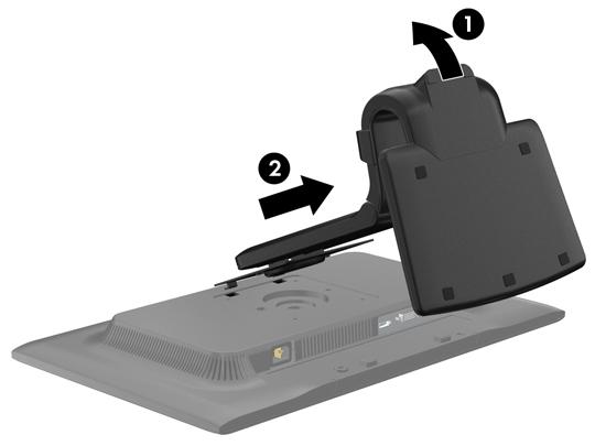 Należy również odłączyć wszelkie kable USB podłączone do monitora. 1. Odłącz i usuń kable sygnałowe, kabel zasilania i kable USB monitora. 2.