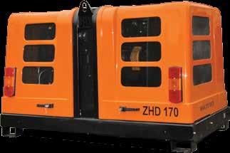 Zasilacze hydrauliczne ZHZ100/140 są maszynami zawieszanymi na tylnym TUZ-ie ciągnika.