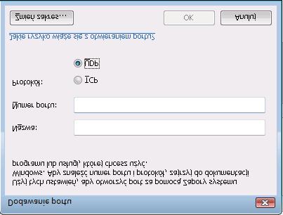 2 W polu Numer portu: wprowadź 54925. 3 Upewnij się, że wybrana jest opcja UDP. Następnie kliknij przycisk OK. 1 2 3 g Kliknij przycisk Dodaj port.