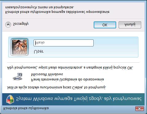 Skanowanie sieciowe (Windows Vista i Windows 7) Kliknij przycisk Właściwości. (Windows Vista i Windows 7) Po wyświetleniu ekranu Kontrola konta użytkownika wykonaj poniższe czynności.