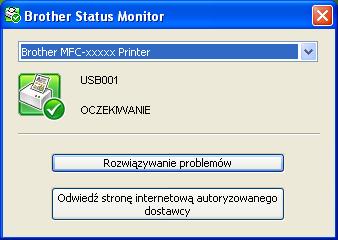 Drukowanie Status Monitor 2 Monitor stanu to konfigurowalne narzędzie do monitorowania stanu jednego lub większej liczby urządzeń, umożliwiające natychmiastowe wyświetlenie komunikatów o błędach, na