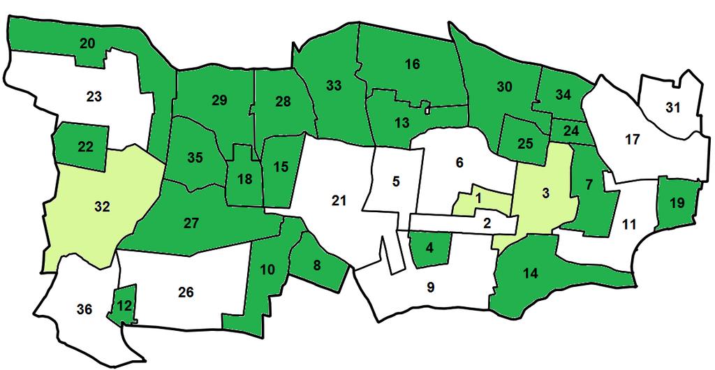 ORGANIZACJE SPOŁECZNE Legenda 0 0,01-0,12 Powyżej 0,12 1. Os. Bloki 10. Gołaszew 19. Mory 28. Pogroszew 2. Os. Franciszków 11. Jawczyce 20. Myszczyn 29. Pogroszew Kolonia 3. Os. Kabel 12. Józefów 21.