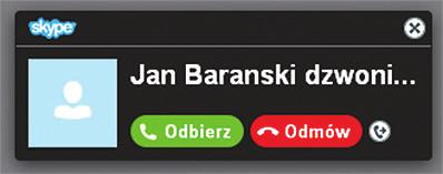 Nawiązanie rozmowy Aby zadzwonić na zwykły numer telefonu (komórkowy lub stacjonarny) należy doładować konto Skype albo wykupić abonament, a następnie postępować według instrukcji.