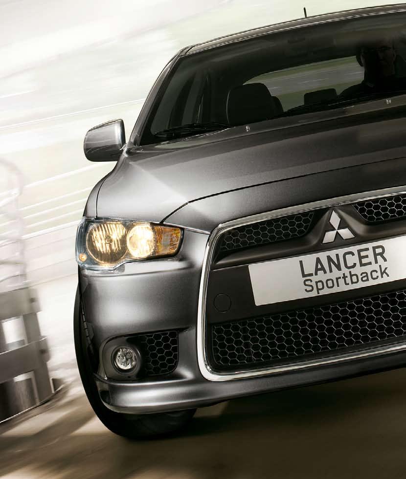 TRWAŁE WRAŻENIE Lancer Sportback i Sedan są doskonałym przykładem legendarnego dziedzictwa Mitsubishi, łączą ze sobą niezawodność