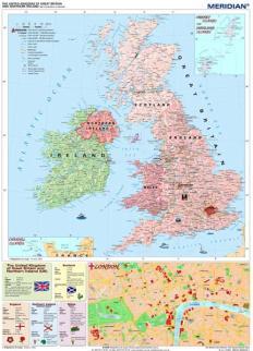 zł. - The British Isles Political 150 x 110 (m)