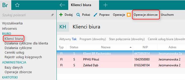 JPK INSERT NEXO 25 SCENARIUSZ 6 JPK_VAT w programie Biuro nexo Jeśli biuro rachunkowe wykorzystuje program Biuro nexo, można zbiorczo przygotować pliki JPK_VAT wraz z wysyłką we wszystkich